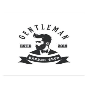لوگو جنتلمن آرایشگاه مردانه