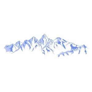 وکتور ترسیمی کوه برفی