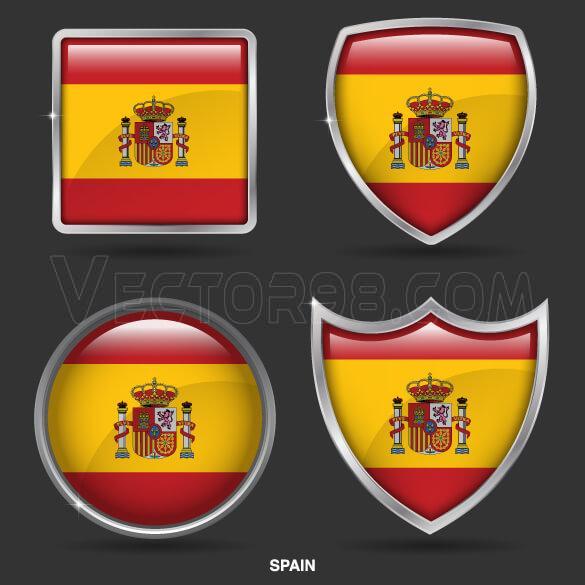 وکتور لوگو پرچم اسپانیا