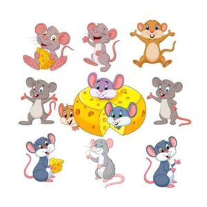 وکتور کارتونی موش